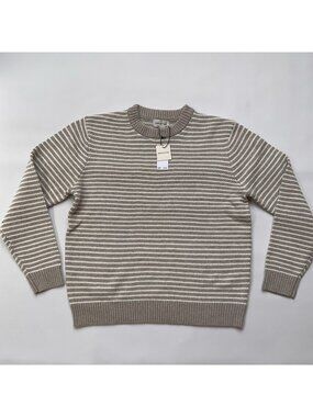 $78 Industry By Republic Men’s Pullover Sweater Comfortable In Oat/Ivory Size L